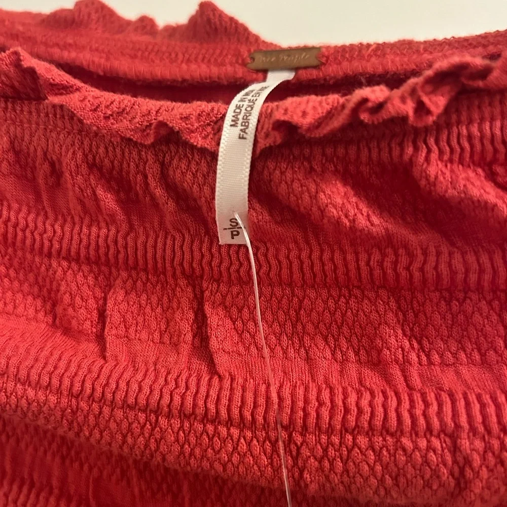Brand new tags! Free People Red Clover Blouse